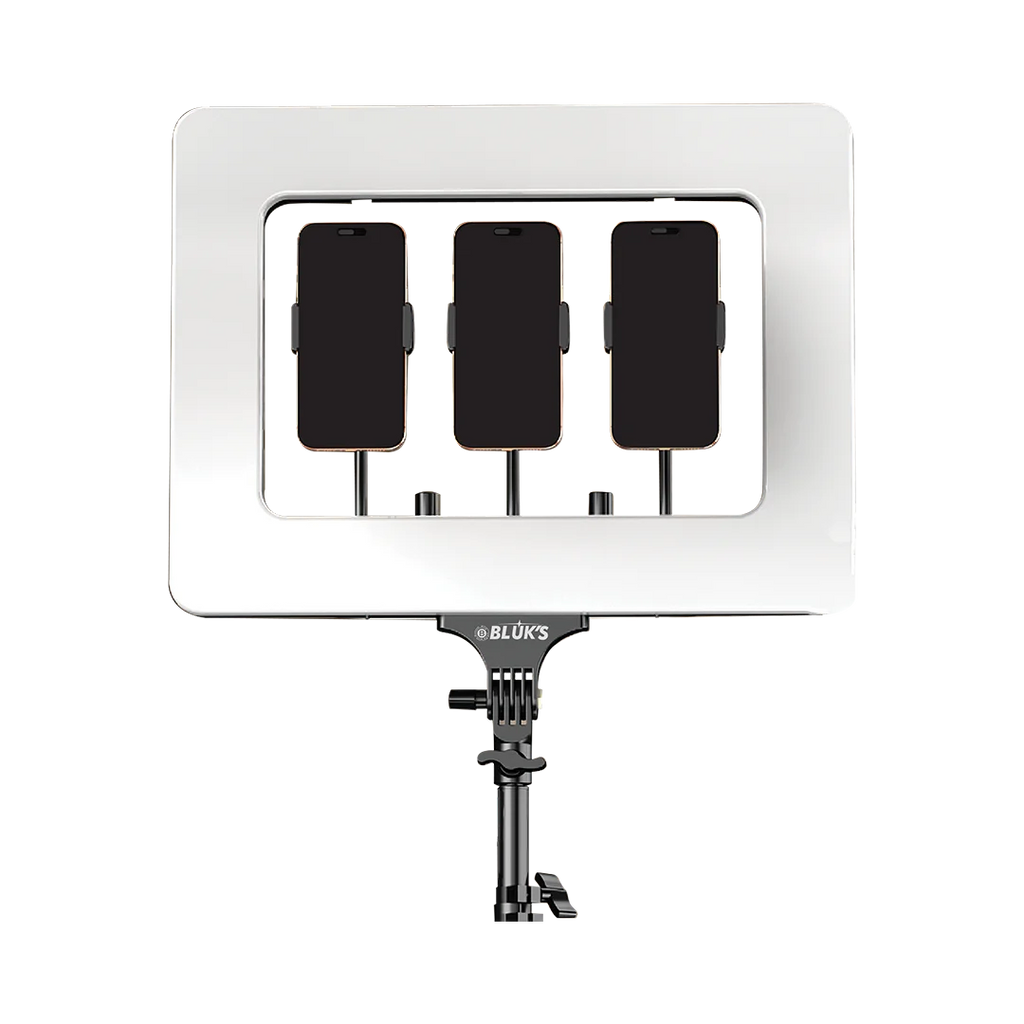 BX-713 3-in-1 Smart Phone Holder &amp; StudioGlow LED Ring Light