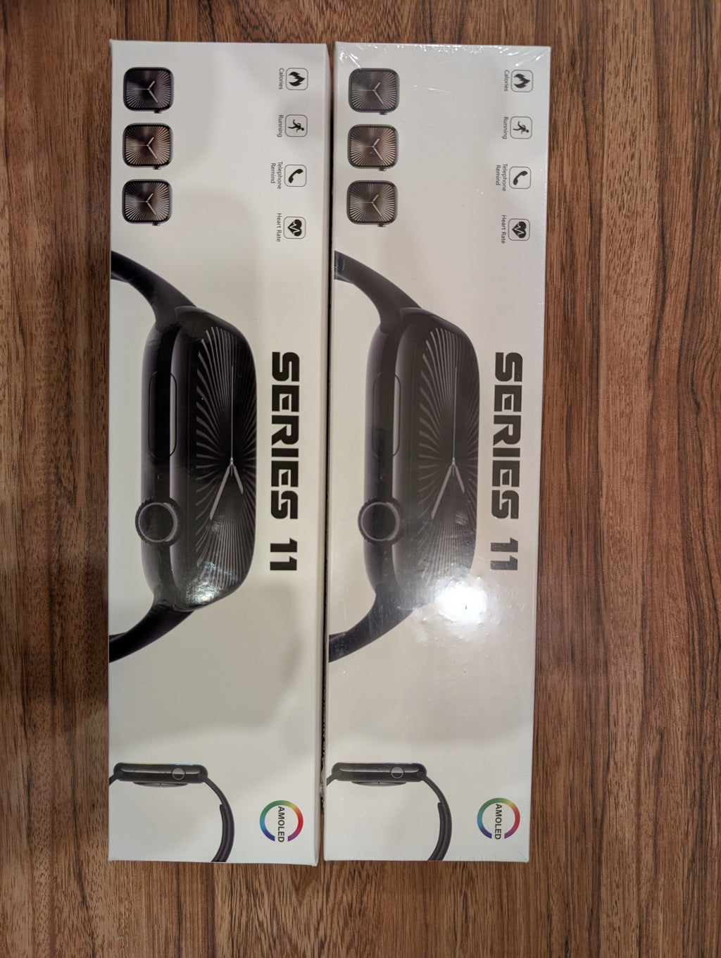 Series 11 Smartwatch (Apple Logo) – AMOLED Display | Butterfly Box (2026 Edition)