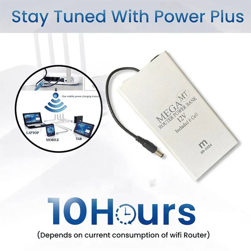 12W WiFi Router Power Bank