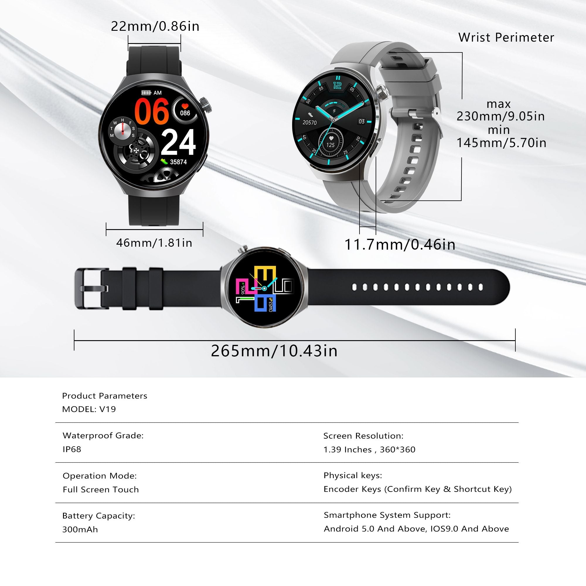 Smart Watch V19 Series
