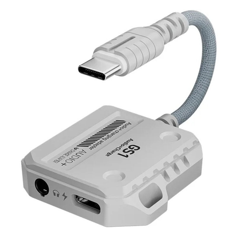 Plextone GS1 2-in-1 Type-C Gaming Adapter with 60W Fast Charging